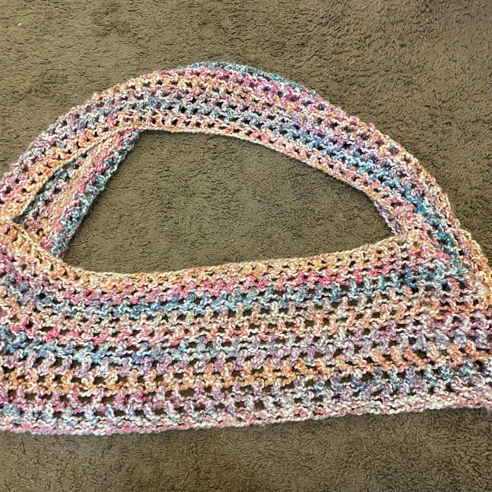 CROCHET PASTEL INFINITY SCARF HAND MADE - Picture 3 of 3